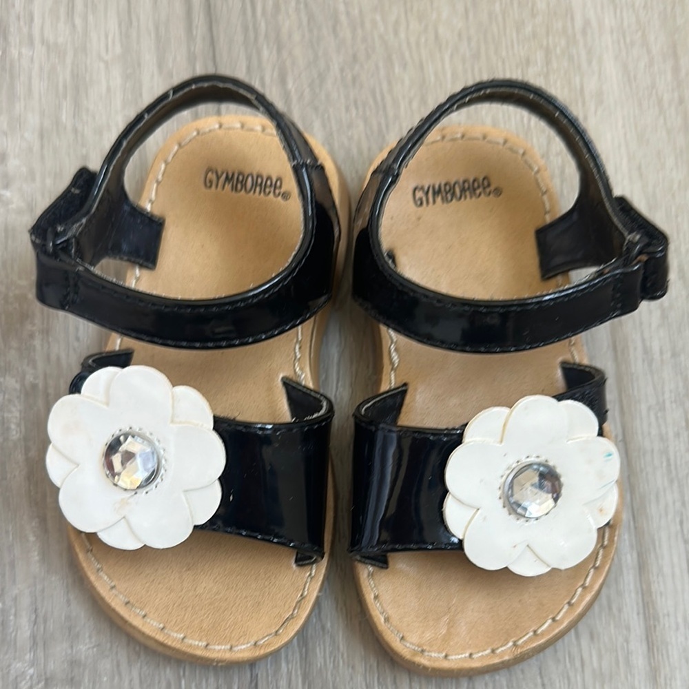 Gymboree Black and White Kids Moccasins